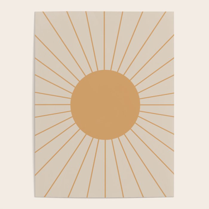 Minimal Sunrays Poster Gallery Image 4