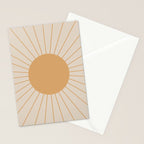 Minimal Sunrays Stationery Card Gallery Image 2