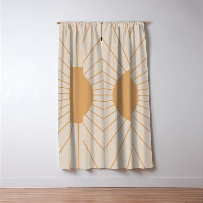 Minimal Sunrays Window Curtain Gallery Image 3