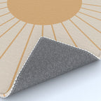 Minimal Sunrays Rug Gallery Image 4