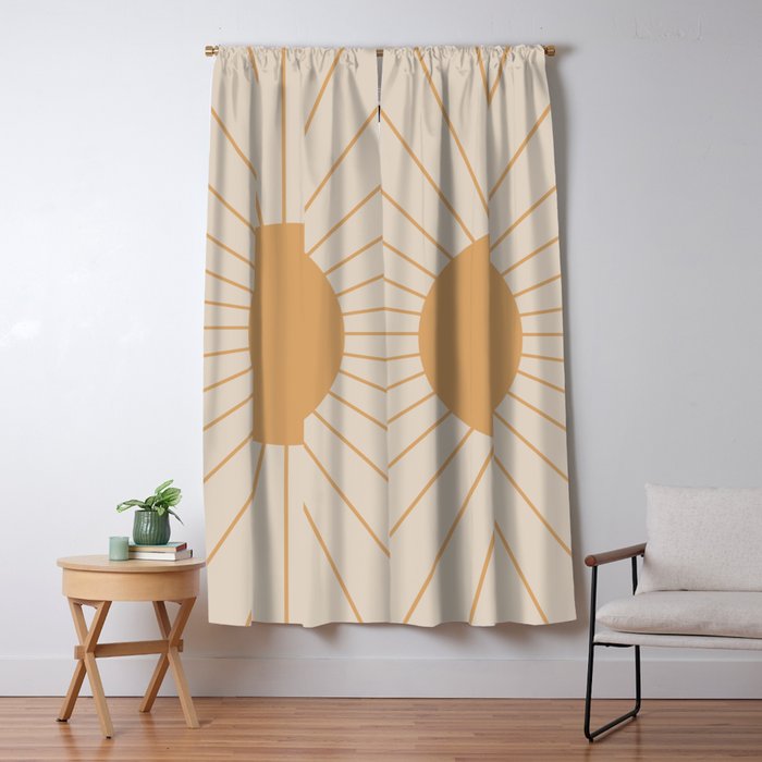 Minimal Sunrays Window Curtain Gallery Image 5