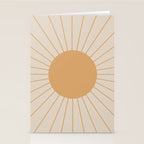 Minimal Sunrays Stationery Card Gallery Image 2