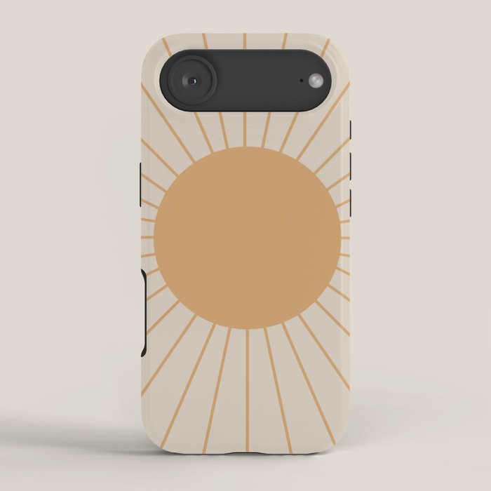 Minimal Sunrays iPhone Case Gallery Image 2