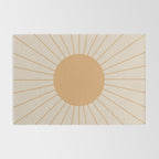 Minimal Sunrays Rug Gallery Image 2
