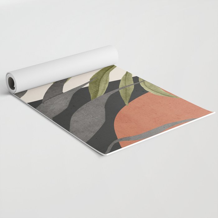 Abstract Art Tropical Leaves 92 Yoga Mat Gallery Image 2