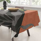 Abstract Art Tropical Leaves 92 Tablecloth Gallery Image 3