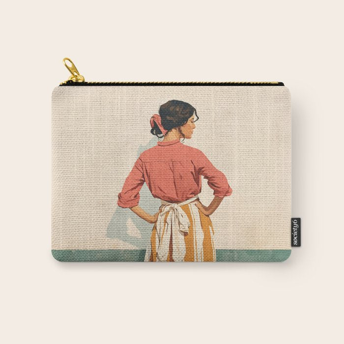 Elegance Wrapped in Seasons Carry All Pouch Gallery Image 1