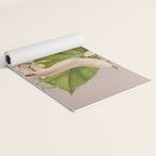 Minimal Collage/ Hand, Plants and Butterflies 8 Yoga Mat Gallery Image 2
