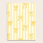 Charming Yellow Ribbon and Stripes  Notebook Gallery Image 4