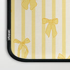 Charming Yellow Ribbon and Stripes  Laptop Sleeve Gallery Image 3