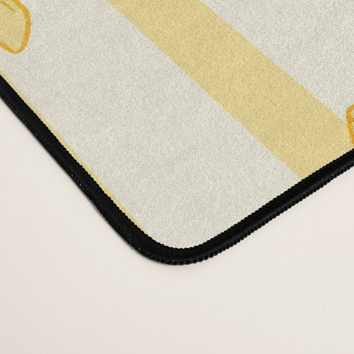 Charming Yellow Ribbon and Stripes  Desk Mat Gallery Image 4