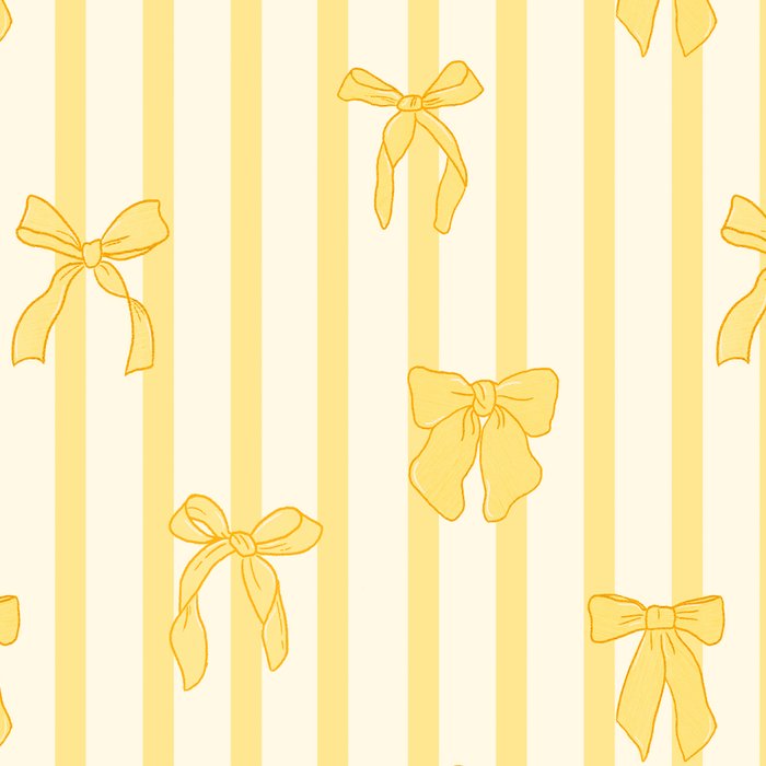 Charming Yellow Ribbon and Stripes  Coffee Mug Gallery Image 2