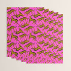 Tigers (Magenta and Marigold) Wrapping Paper Gallery Image 3