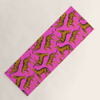Tigers (Magenta and Marigold) Yoga Mat Gallery Image 1