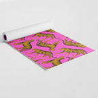 Tigers (Magenta and Marigold) Yoga Mat Gallery Image 2