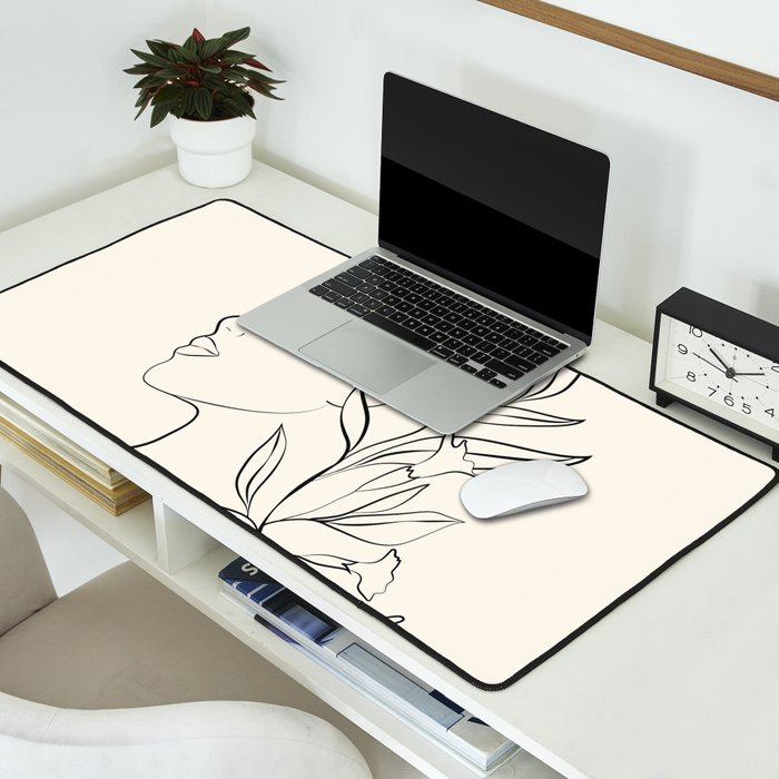 Blooming I Desk Mat Gallery Image 2