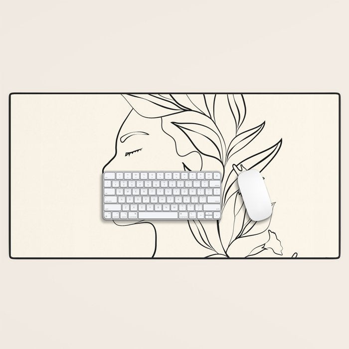 Blooming I Desk Mat Gallery Image 1