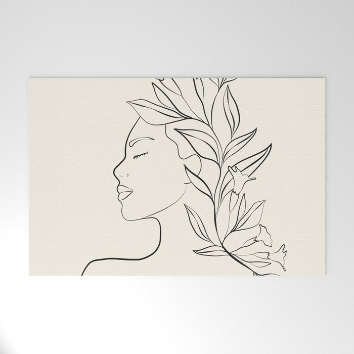 Blooming I Welcome Mat Gallery Image 1
