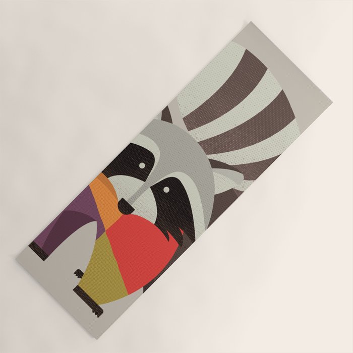Raccoon Yoga Mat Gallery Image 1