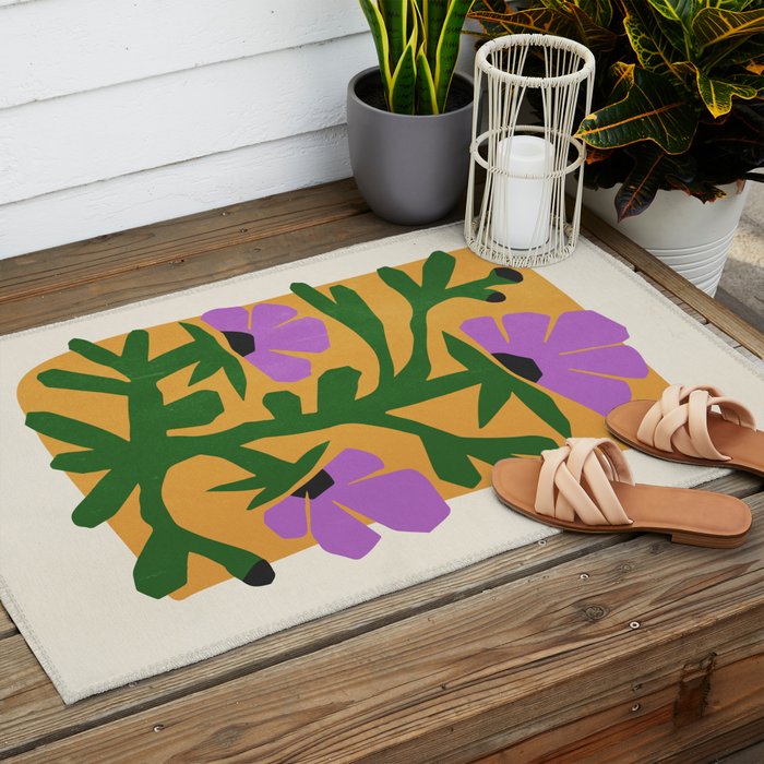 Flower Market III: Amsterdam | Matisse Edition Outdoor Rug Gallery Image 2