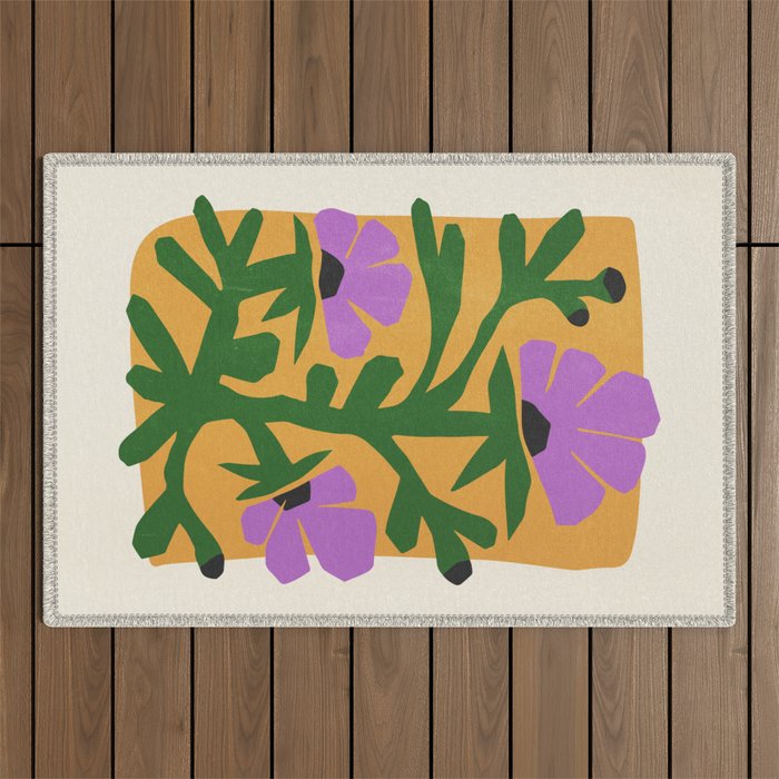 Flower Market III: Amsterdam | Matisse Edition Outdoor Rug Gallery Image 1
