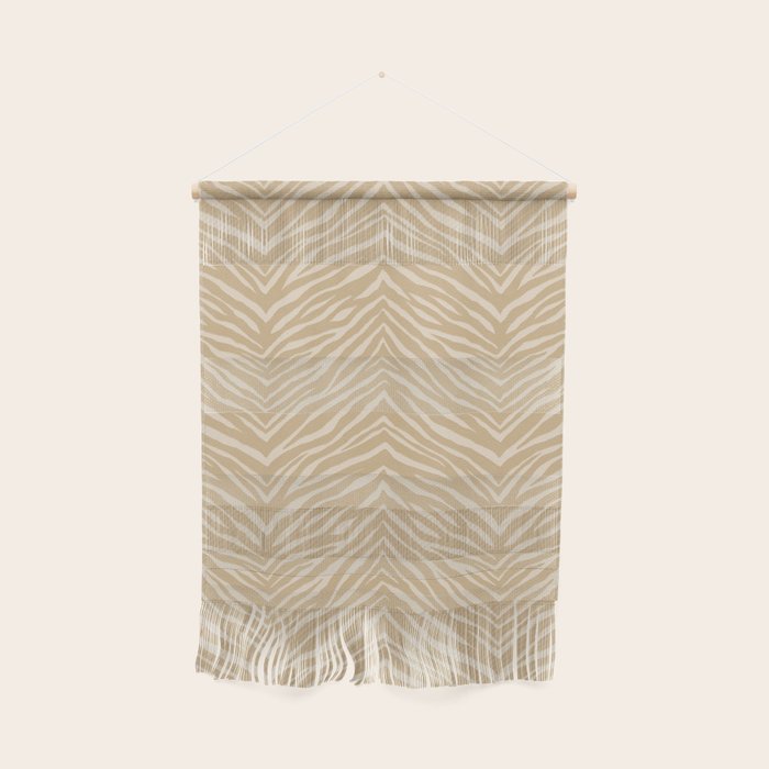 Zebra Stripe - sandy neutral Wall Hanging Gallery Image 1