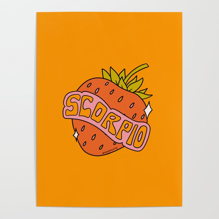 Scorpio Strawberry Poster Gallery Image 4