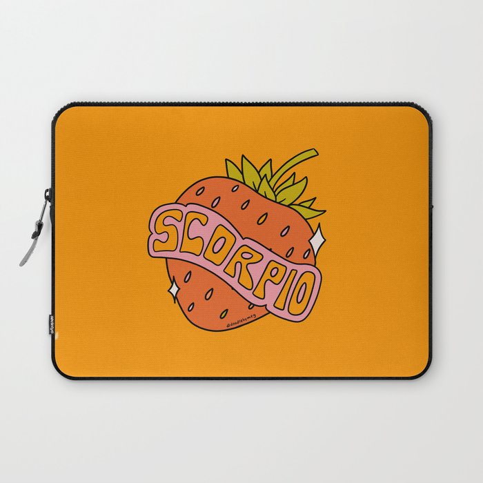 Scorpio Strawberry Laptop Sleeve Gallery Image 1