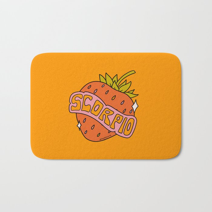 Scorpio Strawberry Bath Mat Gallery Image 1