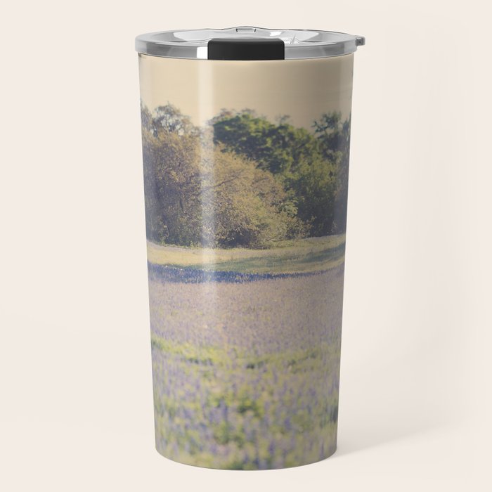 Bluebonnet Morning Travel Mug Gallery Image 1