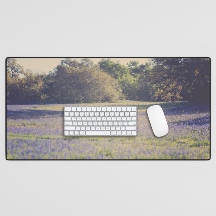 Bluebonnet Morning Desk Mat Gallery Image 1