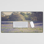 Bluebonnet Morning Desk Mat Gallery Image 1