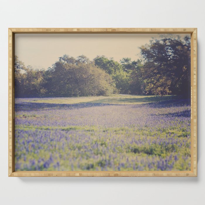 Bluebonnet Morning Serving Tray Gallery Image 1