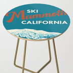 Vintage Mammoth Mountain Ski Poster Side Table Gallery Image 2