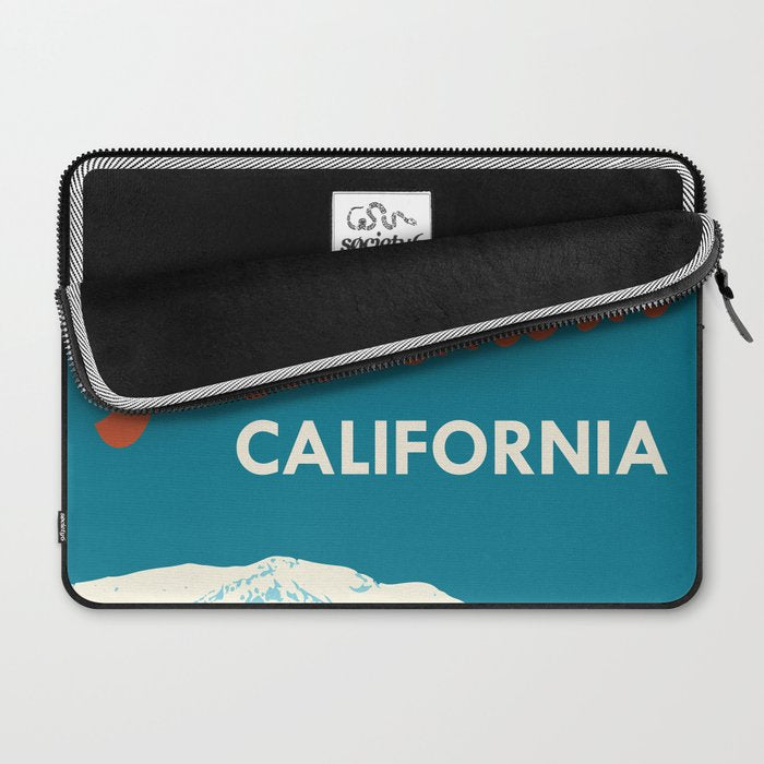 Vintage Mammoth Mountain Ski Poster Laptop Sleeve Gallery Image 2