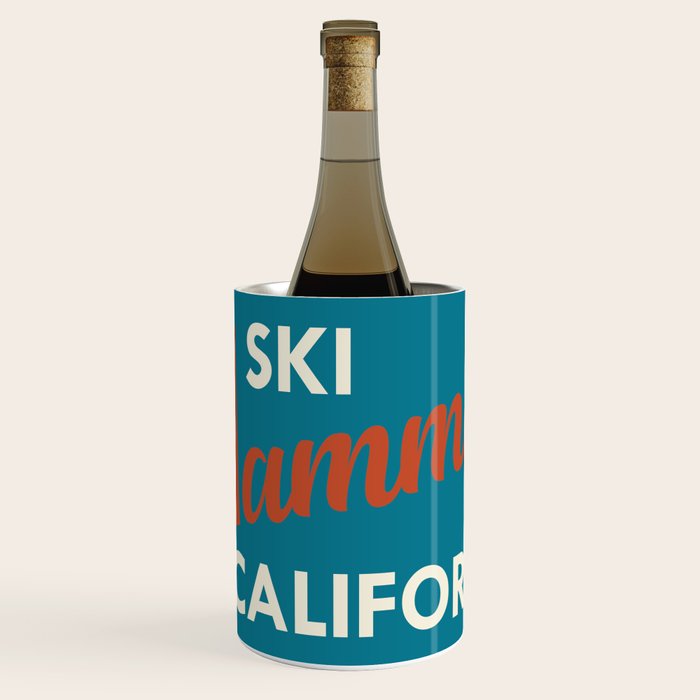 Vintage Mammoth Mountain Ski Poster Wine Chiller Gallery Image 1