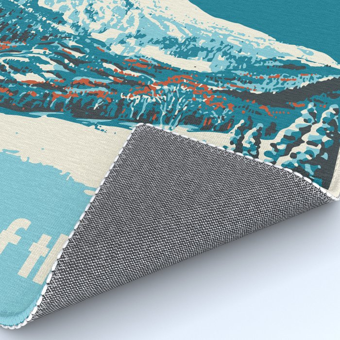 Vintage Mammoth Mountain Ski Poster Rug Gallery Image 4