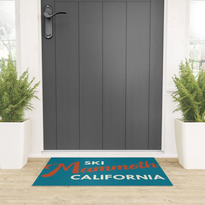 Vintage Mammoth Mountain Ski Poster Welcome Mat Gallery Image 3