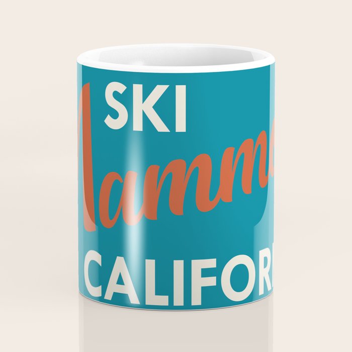 Vintage Mammoth Mountain Ski Poster Coffee Mug Gallery Image 4