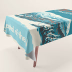 Vintage Mammoth Mountain Ski Poster Tablecloth Gallery Image 1