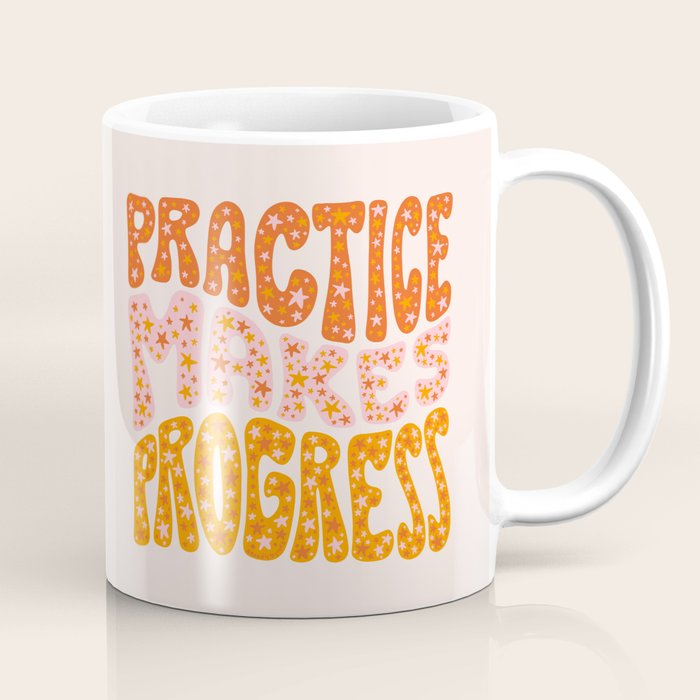 Practice Makes Progress Coffee Mug Gallery Image 1