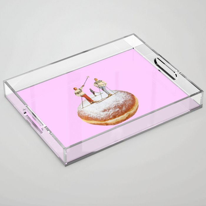 powder days pink Acrylic Tray Gallery Image 1