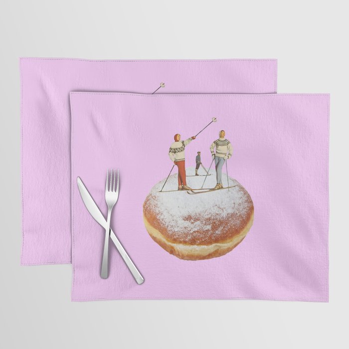 powder days pink Placemat Gallery Image 1