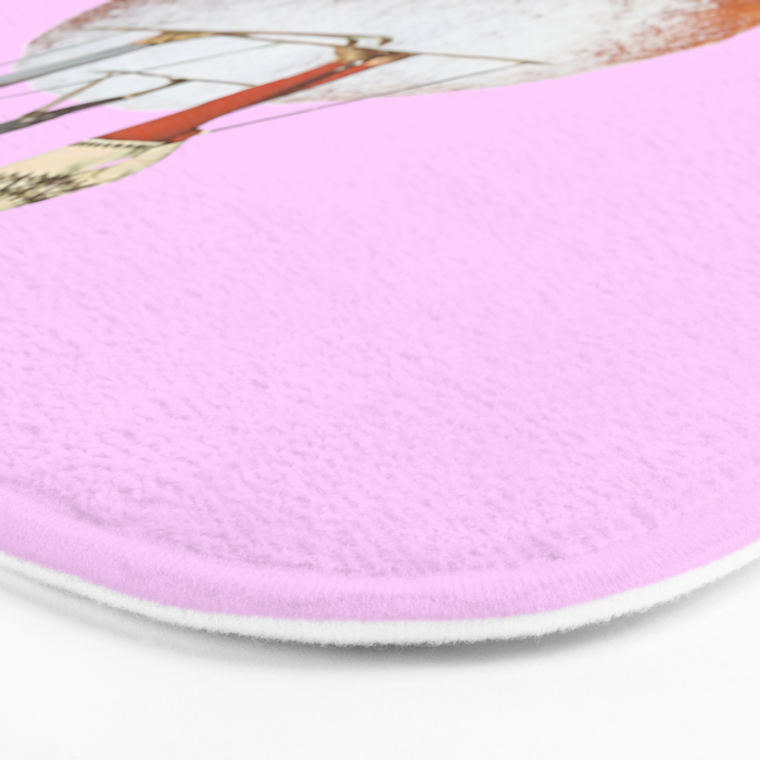 powder days pink Bath Mat Gallery Image 3