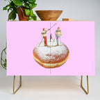powder days pink Credenza Gallery Image 1
