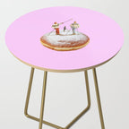 powder days pink Side Table Gallery Image 2