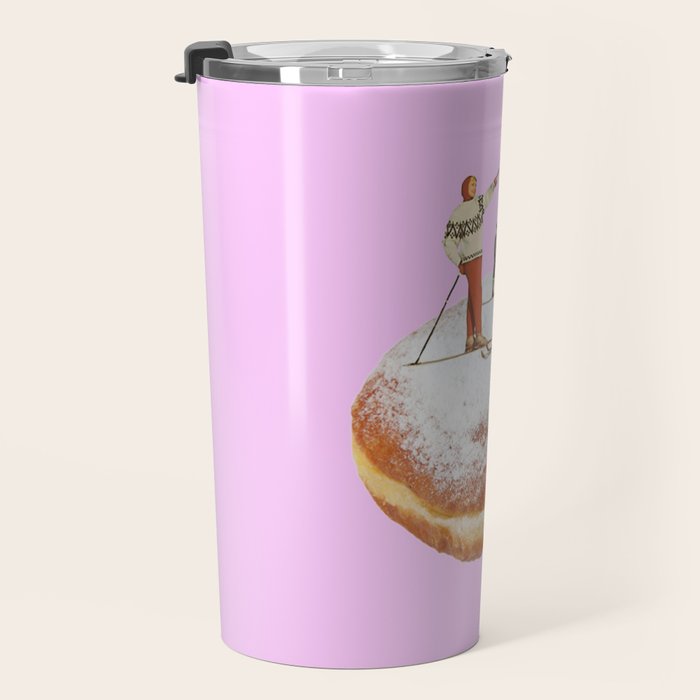 powder days pink Travel Mug Gallery Image 3