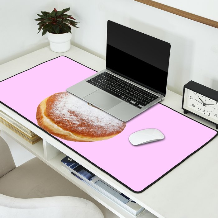 powder days pink Desk Mat Gallery Image 2