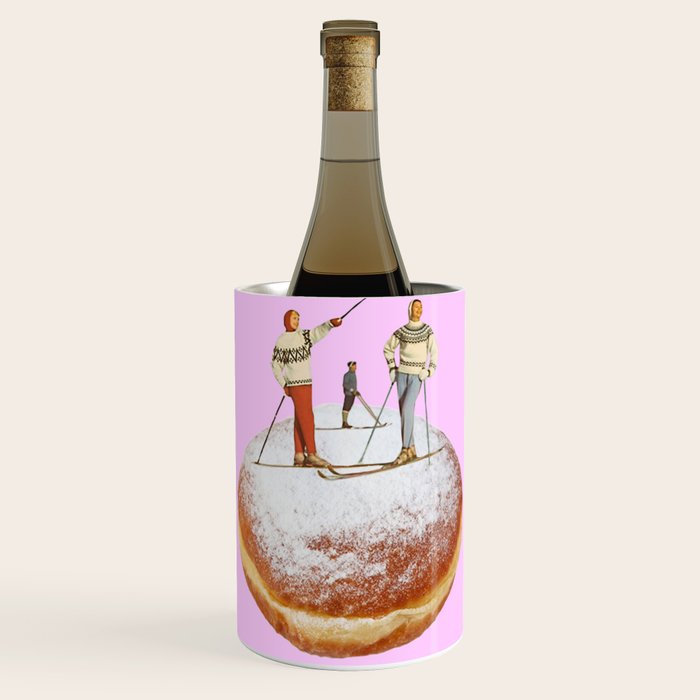 powder days pink Wine Chiller Gallery Image 1