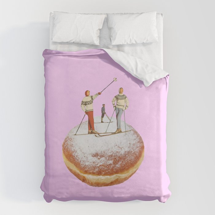 powder days pink Duvet Cover Gallery Image 6
